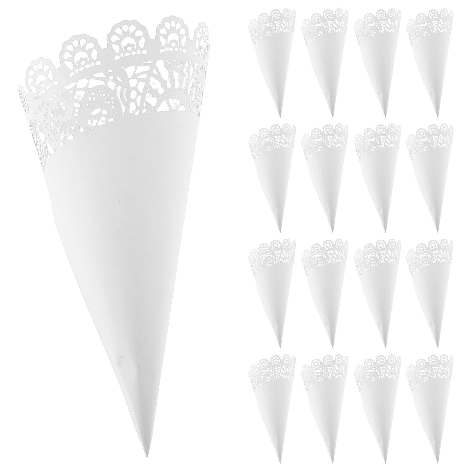 Papercraft Supply Confetti - 50 шт. разноцветных бумажных конусов для