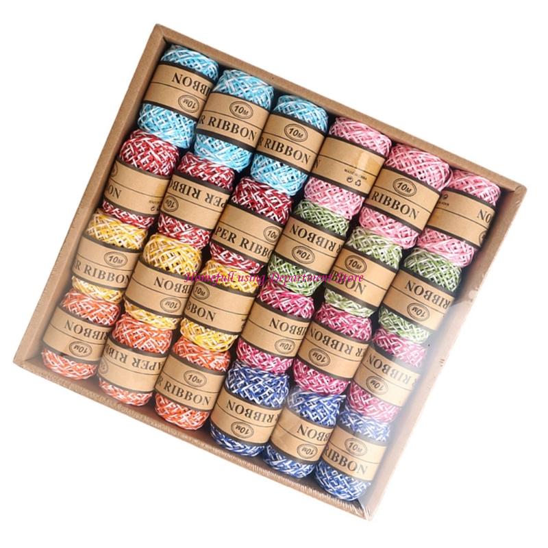 Papercraft Supply Ribbon - Набор цветных бумажных лент для рукоделия