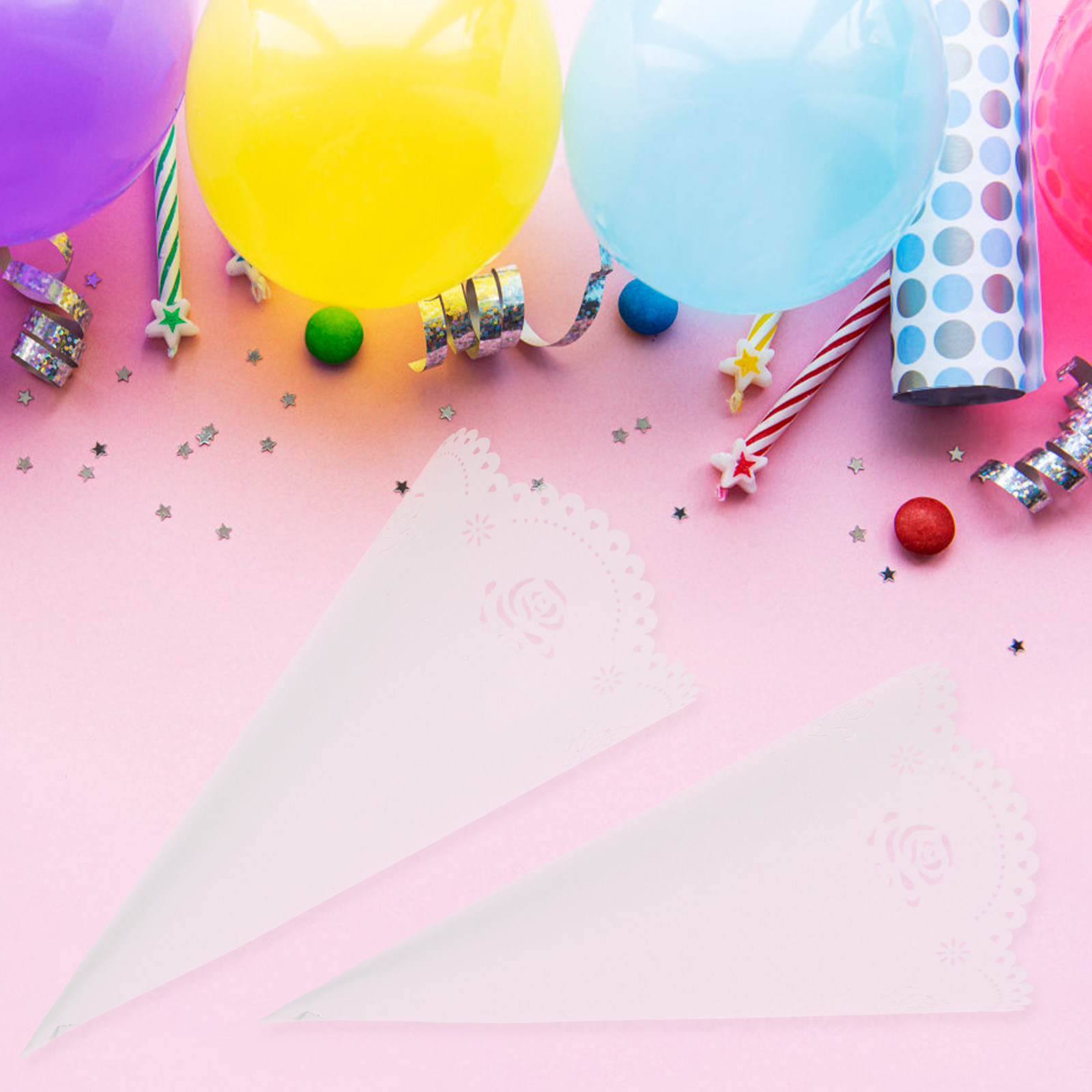 Papercraft Supply Confetti - 20 шт. полых держателей для конфетти,