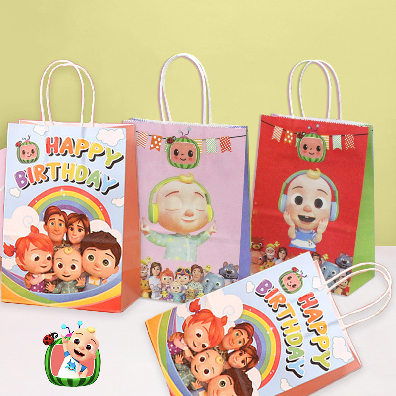 Event Supplies - Набор подарочных сумок для вечеринки Cocomelons,