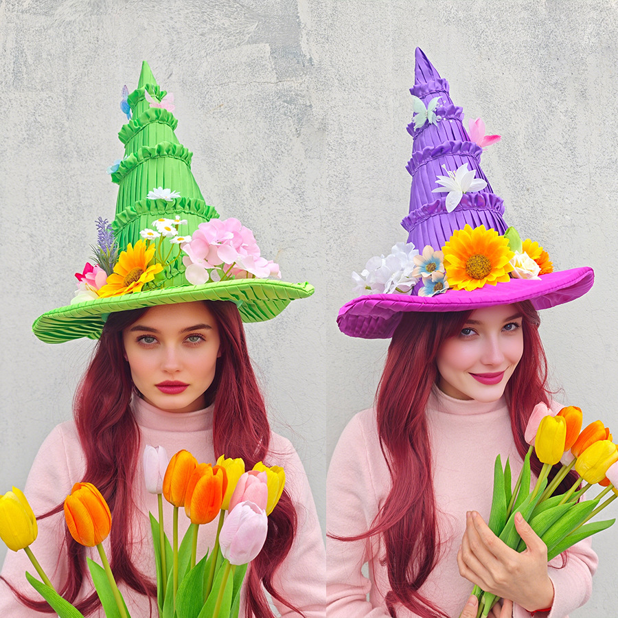 Party Hat Cone - Пасхальная шляпа ведьмы, волшебная шляпа для