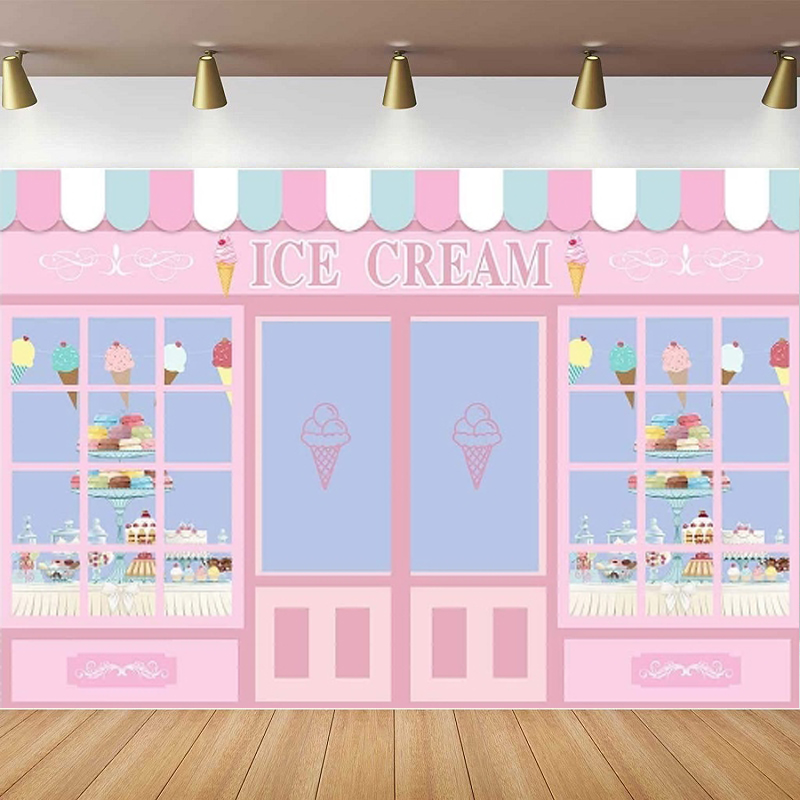Dessert Table Backdrop - Фон для фотосъемки с мороженым, магазин