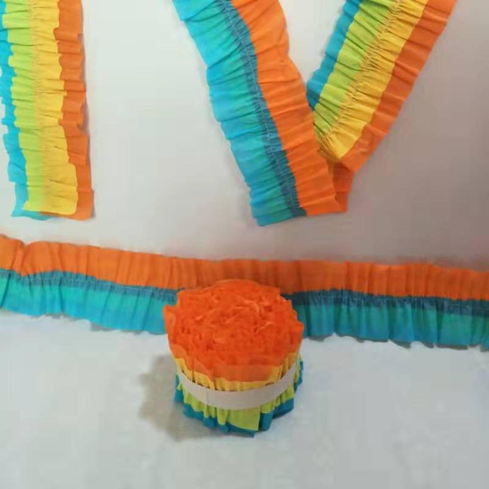 Papercraft Supply Ribbon - 2 рулона креповой бумаги для декора,