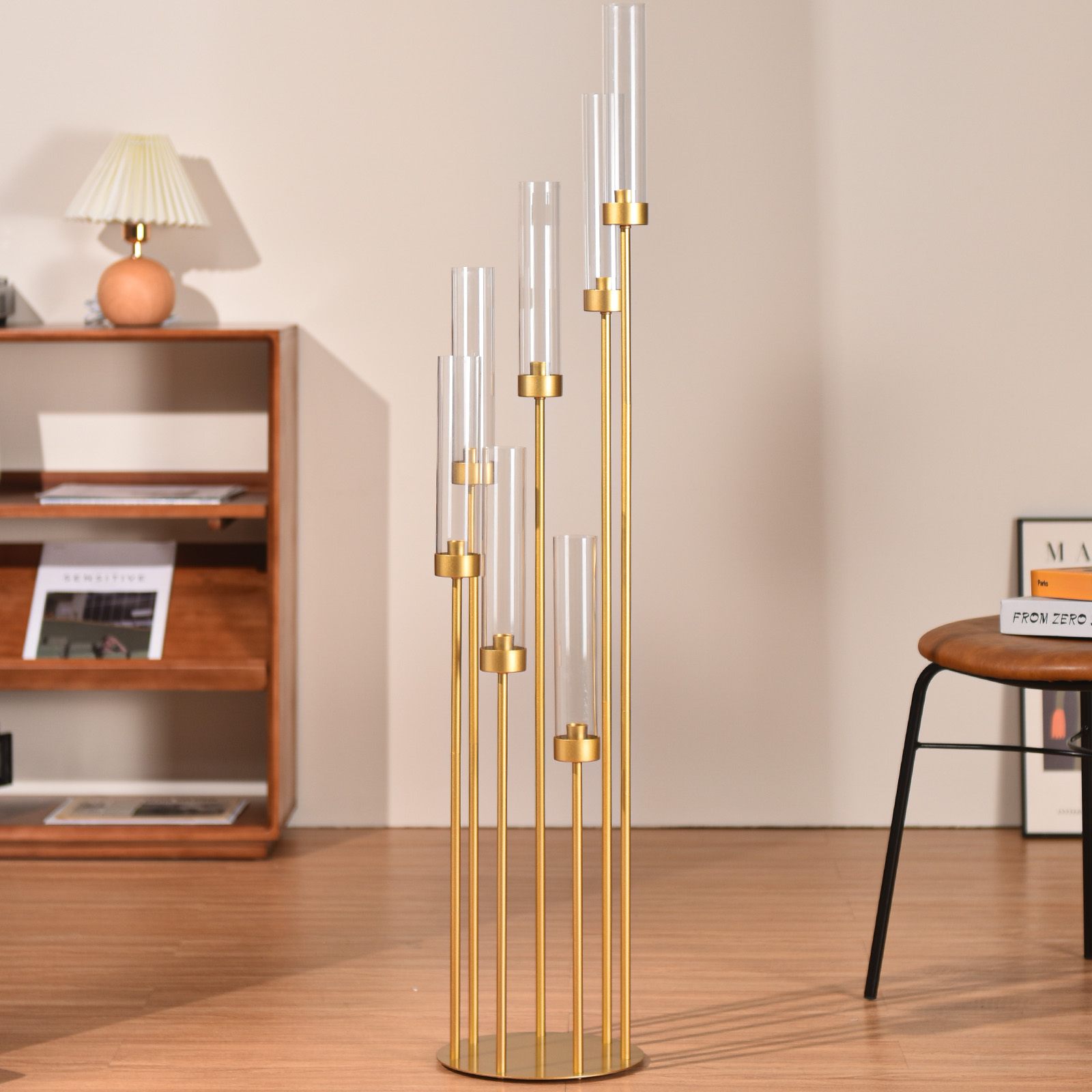 4 комплекта 7-рожковых золотых – обзор и цена Centerpiece Stick