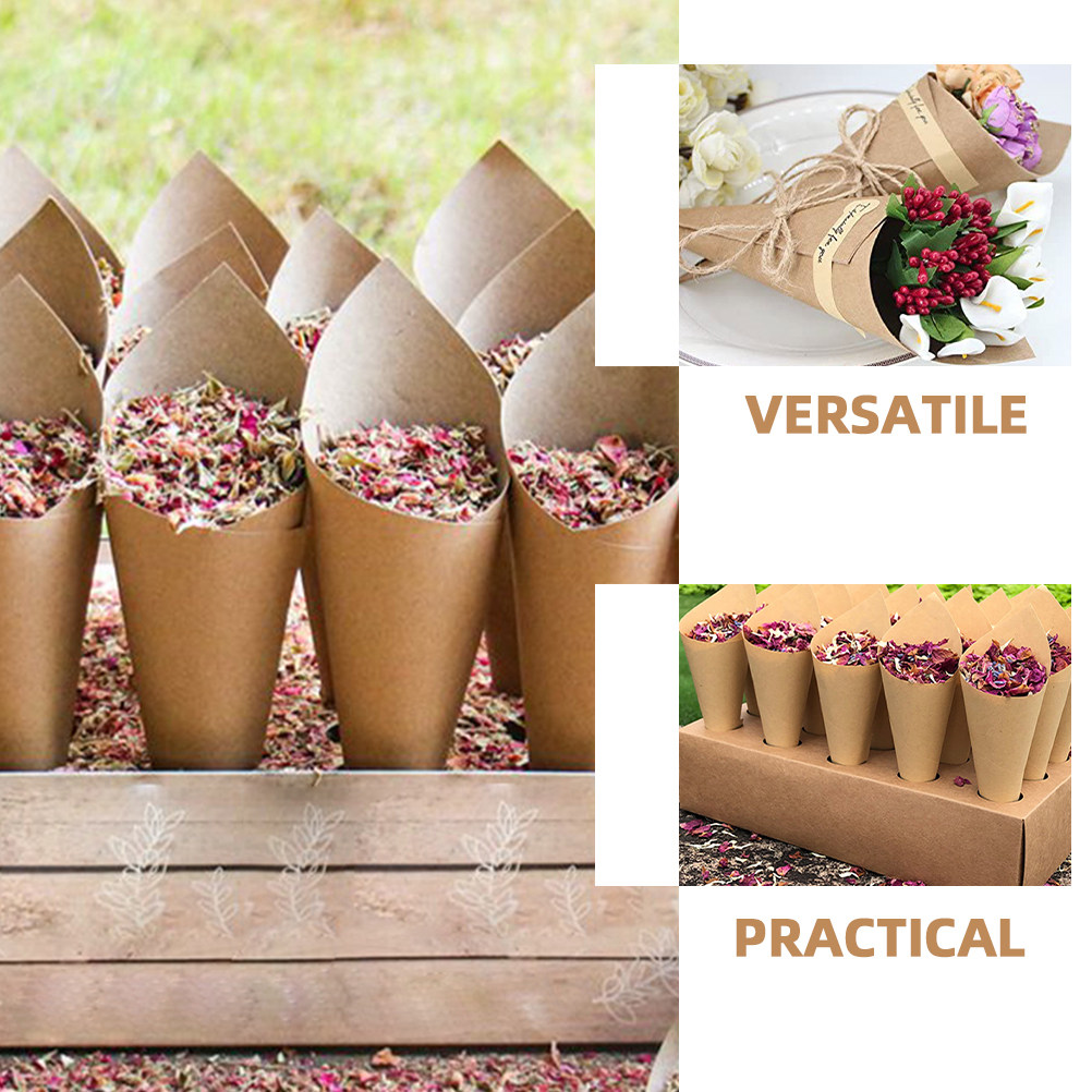 90 шт. бумажных конусов для ко – обзор и цена Papercraft Supply Confetti