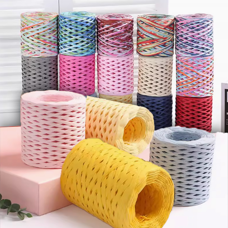200 м/рулон, рафия, бумага, ле – обзор и цена Papercraft Supply Ribbon